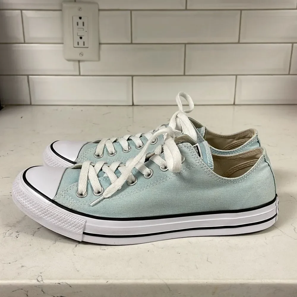Converse All Star Unisex Low CTAS OX 160460F Men’s 9 Women’s 11 Ocean Bliss Blue